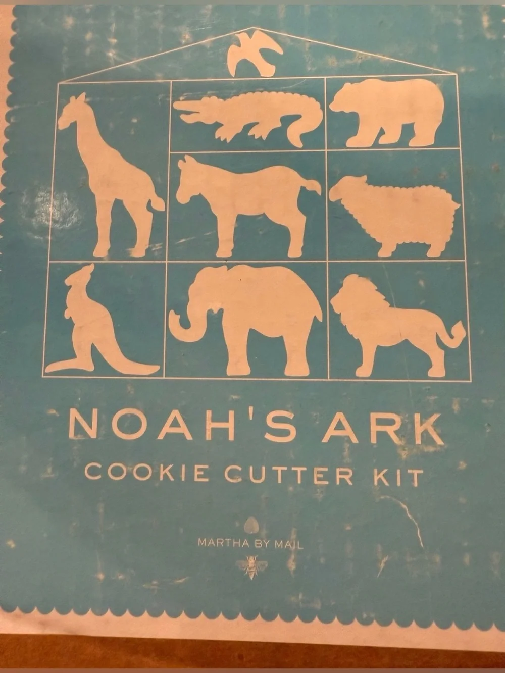 Vintage Martha by Mail Noah's Ark Copper Cookie Cutter Kit Set 1 • 9 Pc